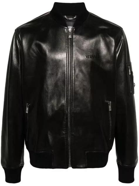 versace e1 gtbb20 71117|versace black bomber jacket.